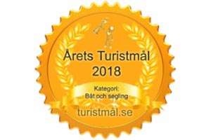 Märke för Årets turistmål 2018 Märke för Årets turistmål 2018