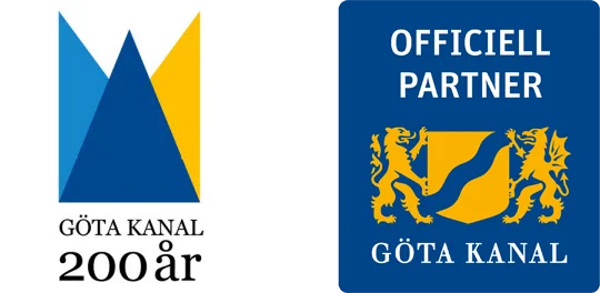 Göta kanal 200 år och Officiell partner Göta kanal